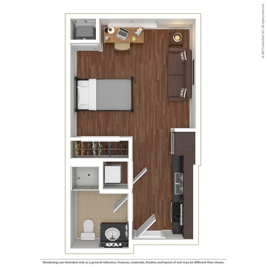 Studio 1 Bathroom Apartment for rent at Sydney Hall and Dinkydome in Minneapolis, MN
