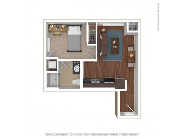 1 Bedroom 1 Bathroom Apartment for rent at Sydney Hall and Dinkydome in Minneapolis, MN