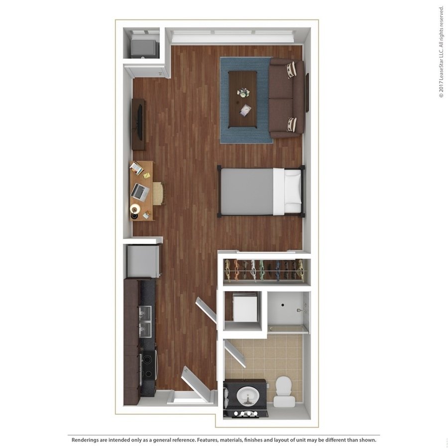 Studio 1 Bathroom Apartment for rent at Sydney Hall and Dinkydome in Minneapolis, MN