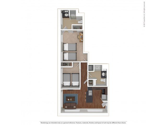 2 Bedrooms 2 Bathrooms Apartment for rent at Sydney Hall and Dinkydome in Minneapolis, MN