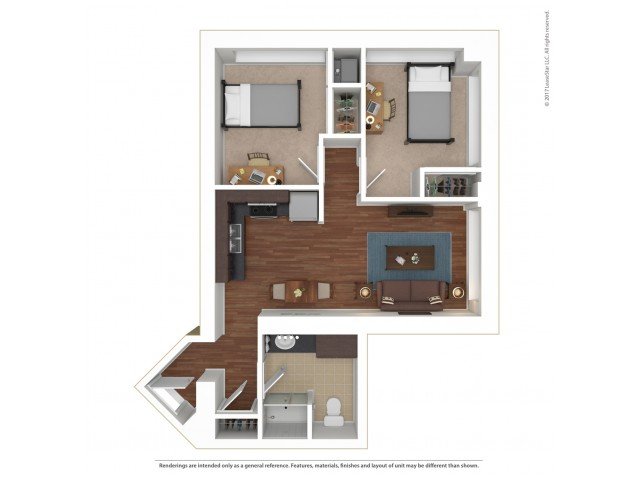 2 Bedrooms 1 Bathroom Apartment for rent at Sydney Hall and Dinkydome in Minneapolis, MN