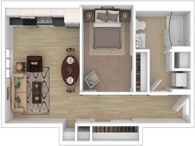 1 Bedroom 1 Bathroom Apartment for rent at The Lux in Madison, WI