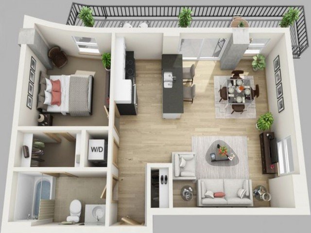 1 Bedroom 1 Bathroom Apartment for rent at The Lux in Madison, WI