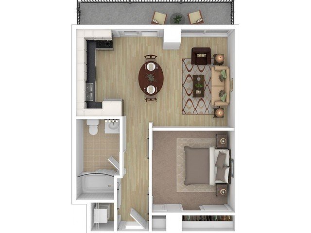 1 Bedroom 1 Bathroom Apartment for rent at The Lux in Madison, WI