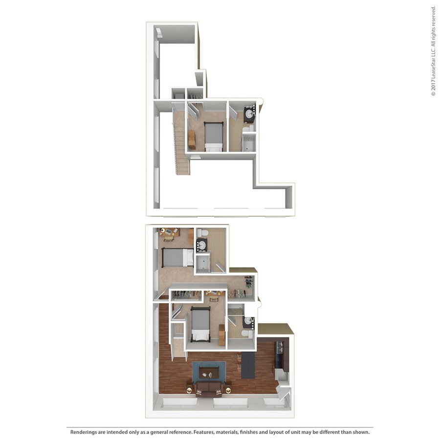 3 Bedrooms 3 Bathrooms Apartment for rent at Sydney Hall and Dinkydome in Minneapolis, MN