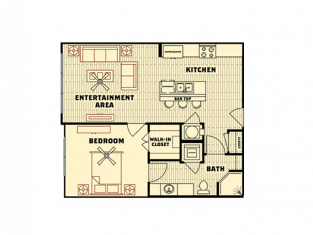 1 Bedroom 1 Bathroom Apartment for rent at Catalyst in Tallahassee, FL