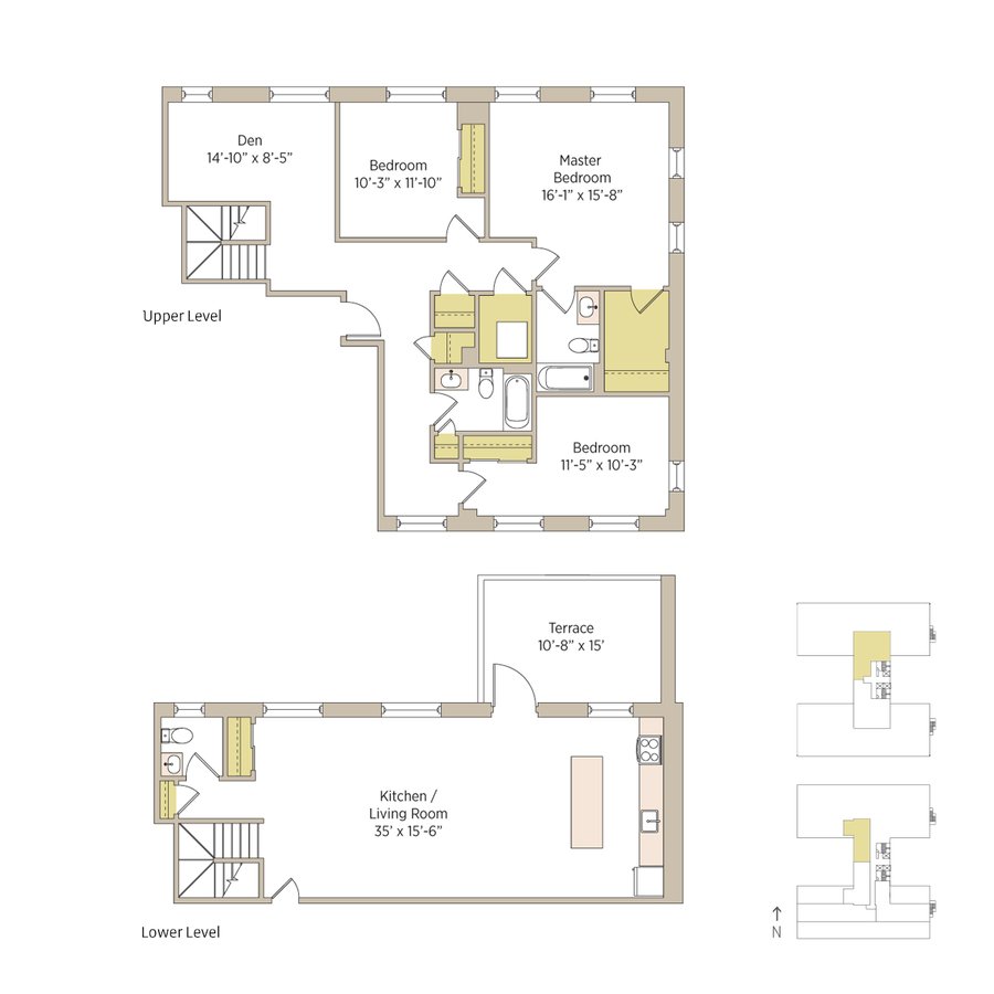 3 Bedrooms 3 Bathrooms Apartment for rent at The Del Prado in Chicago, IL
