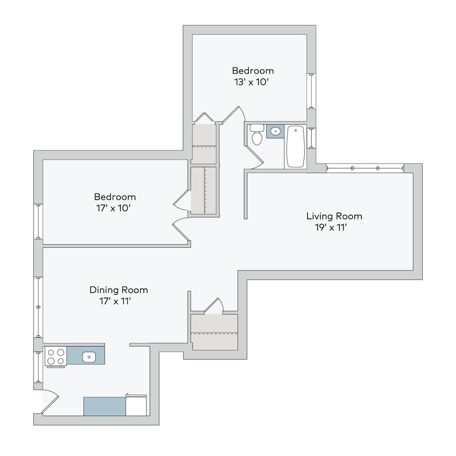 Studio 1 Bathroom Apartment for rent at 5222-38 S. Drexel Avenue in Chicago, IL