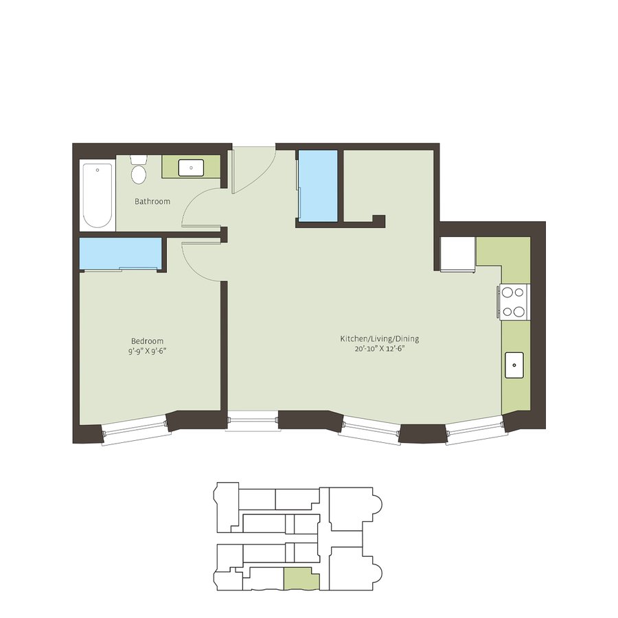 1 Bedroom 1 Bathroom Apartment for rent at Paramour in Chicago, IL