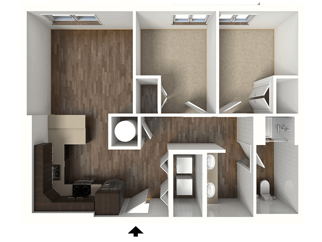 2 Bedrooms 1 Bathroom Apartment for rent at Aspire at Discovery Park in West Lafayette, IN