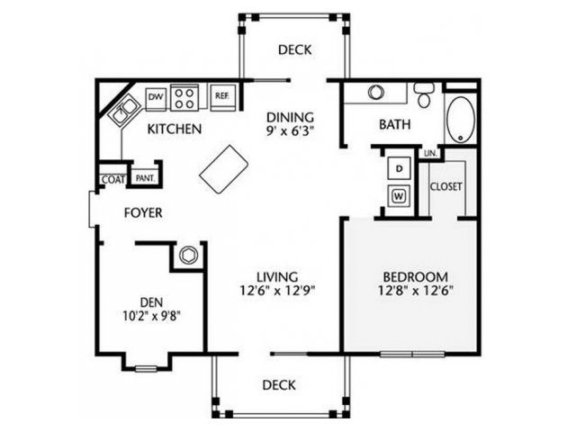 1 Bedroom 1 Bathroom Apartment for rent at Ansley Falls Apartment Homes in Charlotte, NC
