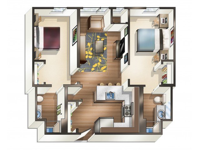 2 Bedrooms 2 Bathrooms Apartment for rent at 700 on Washington in Minneapolis, MN