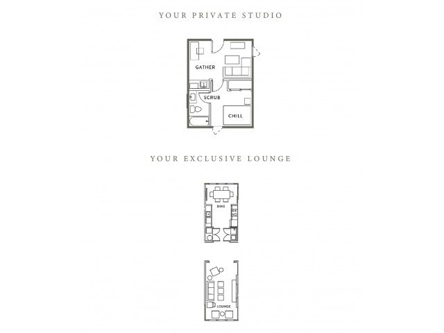 1 Bedroom 1 Bathroom Apartment for rent at Gather Oxford in Oxford, MS