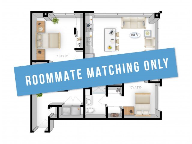 2 Bedrooms 2 Bathrooms Apartment for rent at The Bridges in Minneapolis, MN