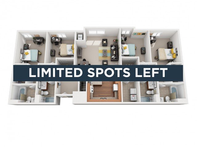 4 Bedrooms 4+ Bathrooms Apartment for rent at Vivo Toledo in Toledo, OH