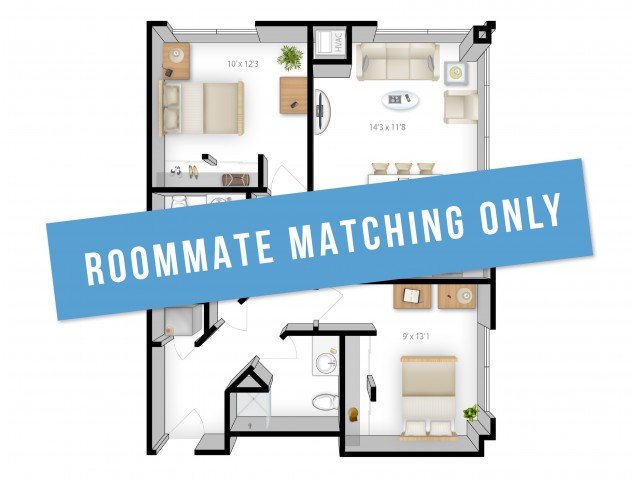 2 Bedrooms 2 Bathrooms Apartment for rent at The Bridges in Minneapolis, MN