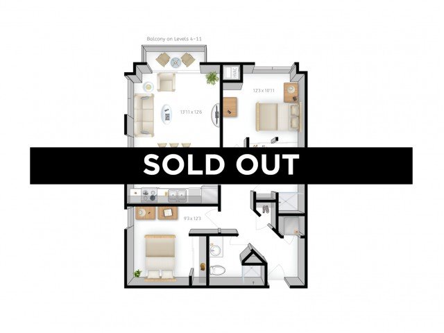 2 Bedrooms 2 Bathrooms Apartment for rent at The Bridges in Minneapolis, MN