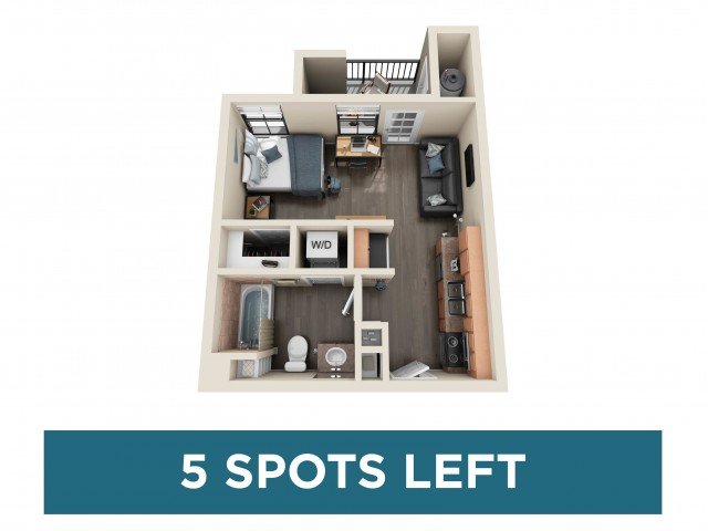Studio 1 Bathroom Apartment for rent at Fifty Twenty-Five in San Diego, CA