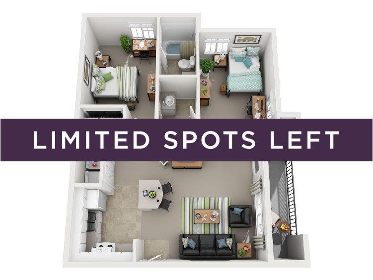 2 Bedrooms 2 Bathrooms Apartment for rent at Tremont in State College, PA