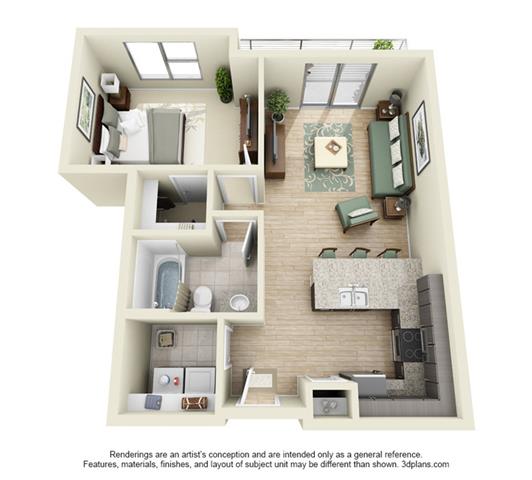1 Bedroom 1 Bathroom Apartment for rent at Line 28 at LoHi in Denver, CO