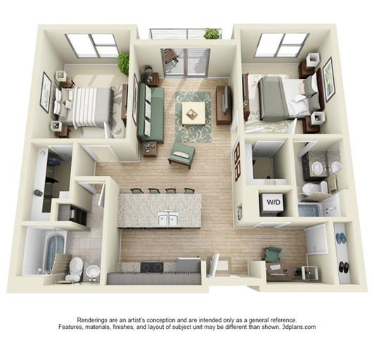 2 Bedrooms 2 Bathrooms Apartment for rent at Line 28 at LoHi in Denver, CO