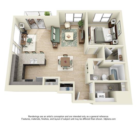 1 Bedroom 1 Bathroom Apartment for rent at Line 28 at LoHi in Denver, CO