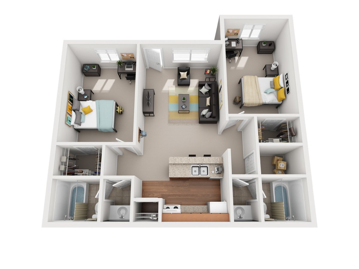 2 Bedrooms 2 Bathrooms Apartment for rent at Vivo Toledo in Toledo, OH