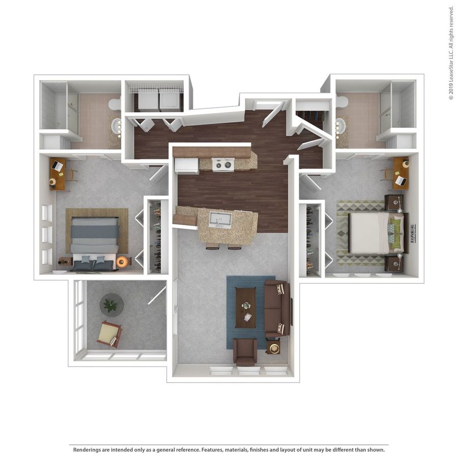 2 Bedrooms 2 Bathrooms Apartment for rent at Z Islander in Bryan, TX