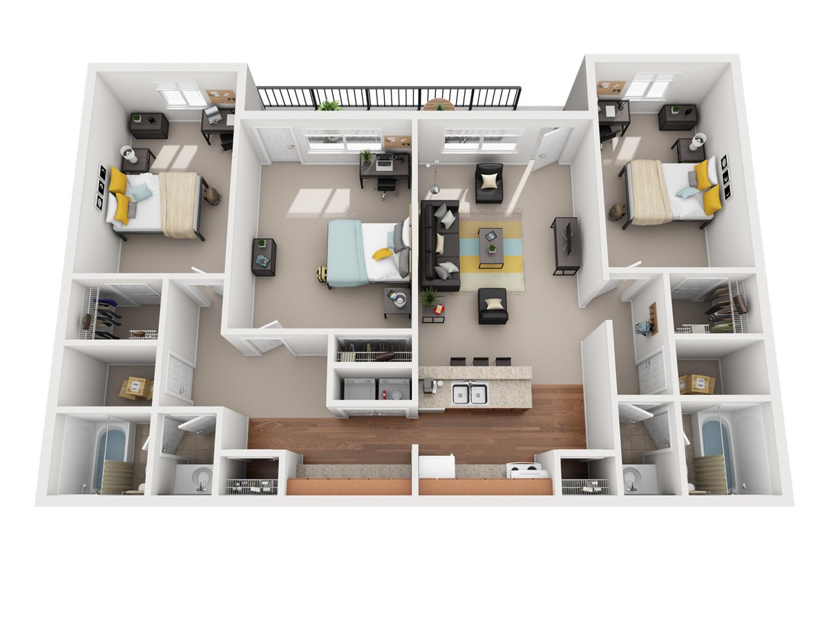 3 Bedrooms 2 Bathrooms Apartment for rent at Vivo Toledo in Toledo, OH