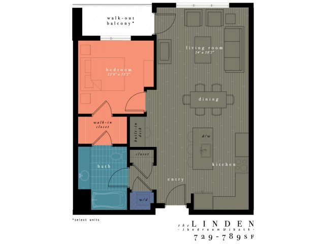 1 Bedroom 1 Bathroom Apartment for rent at One Observatory Park in Denver, CO