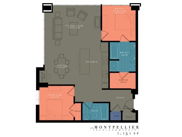 2 Bedrooms 2 Bathrooms Apartment for rent at One Observatory Park in Denver, CO
