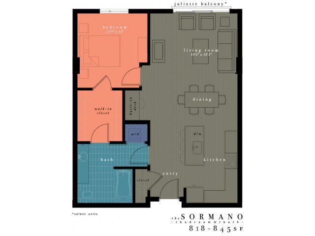 1 Bedroom 1 Bathroom Apartment for rent at One Observatory Park in Denver, CO