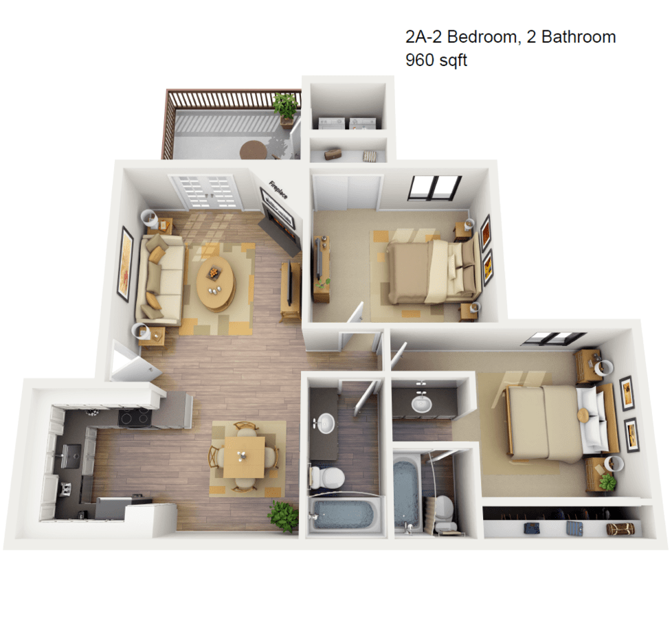 2 Bedrooms 2 Bathrooms Apartment for rent at Del Sol in Scottsdale, AZ