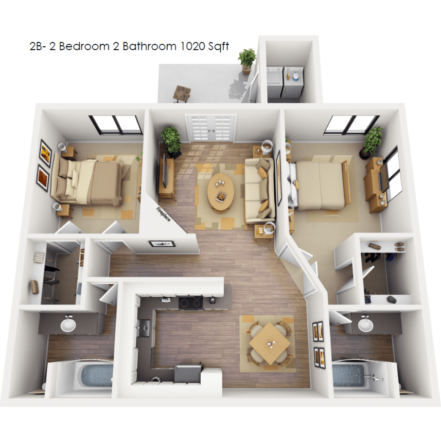 2 Bedrooms 2 Bathrooms Apartment for rent at Del Sol in Scottsdale, AZ