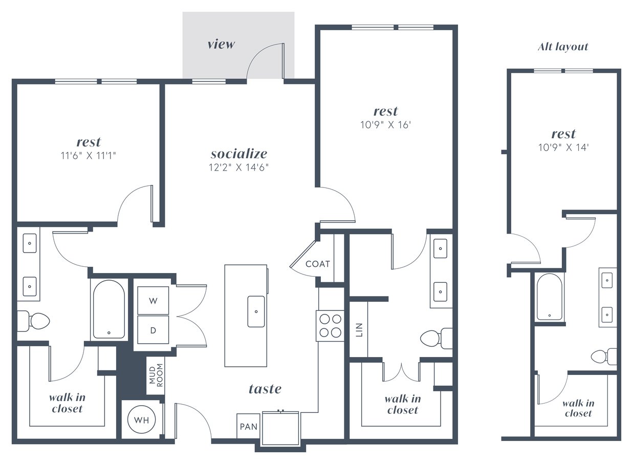 2 Bedrooms 2 Bathrooms Apartment for rent at Alexan Julian in Denver, CO