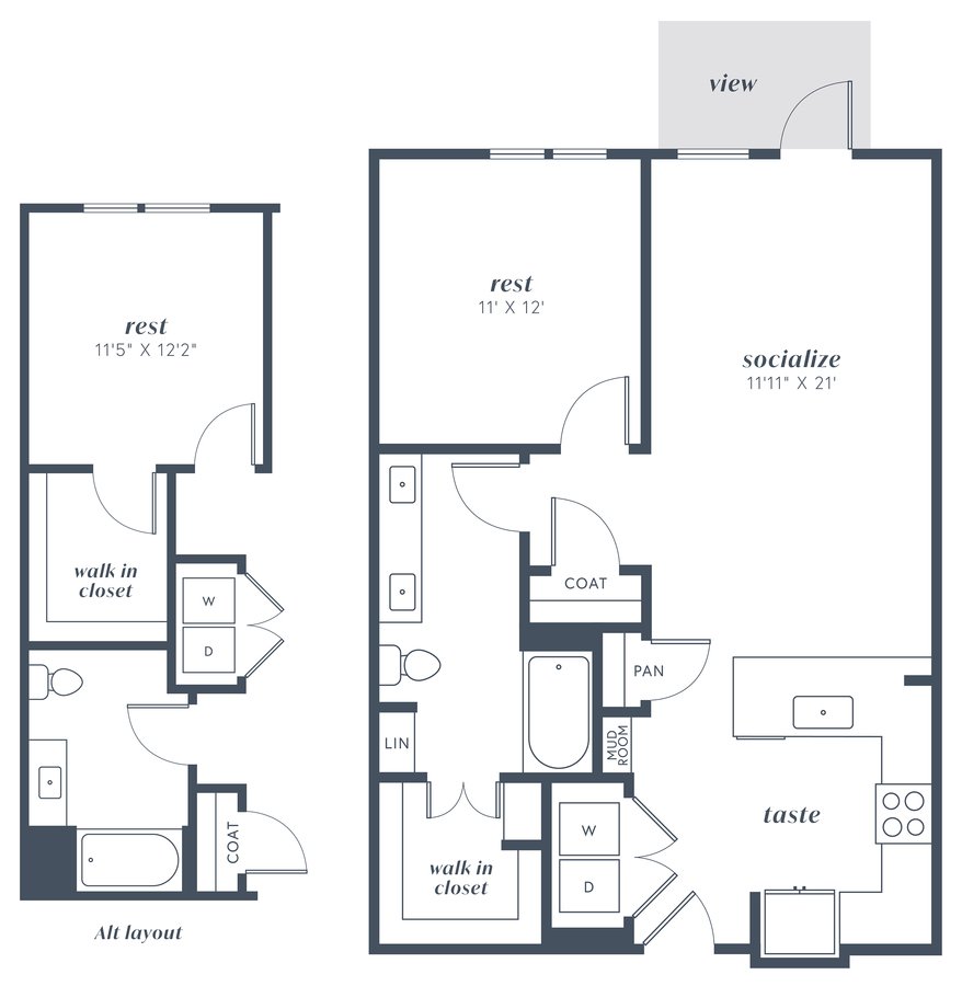 1 Bedroom 1 Bathroom Apartment for rent at Alexan Julian in Denver, CO