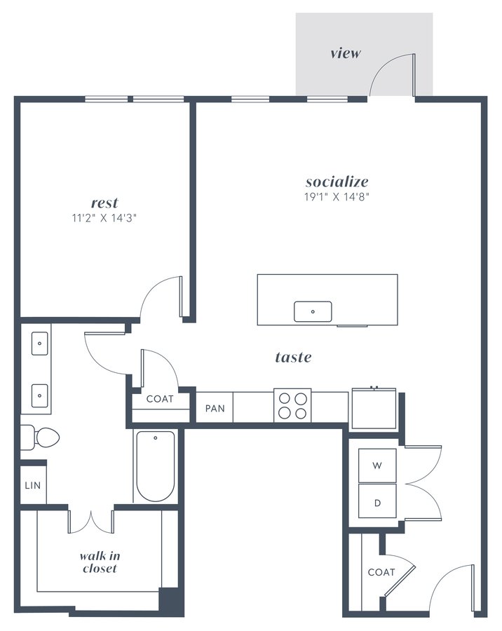 1 Bedroom 1 Bathroom Apartment for rent at Alexan Julian in Denver, CO