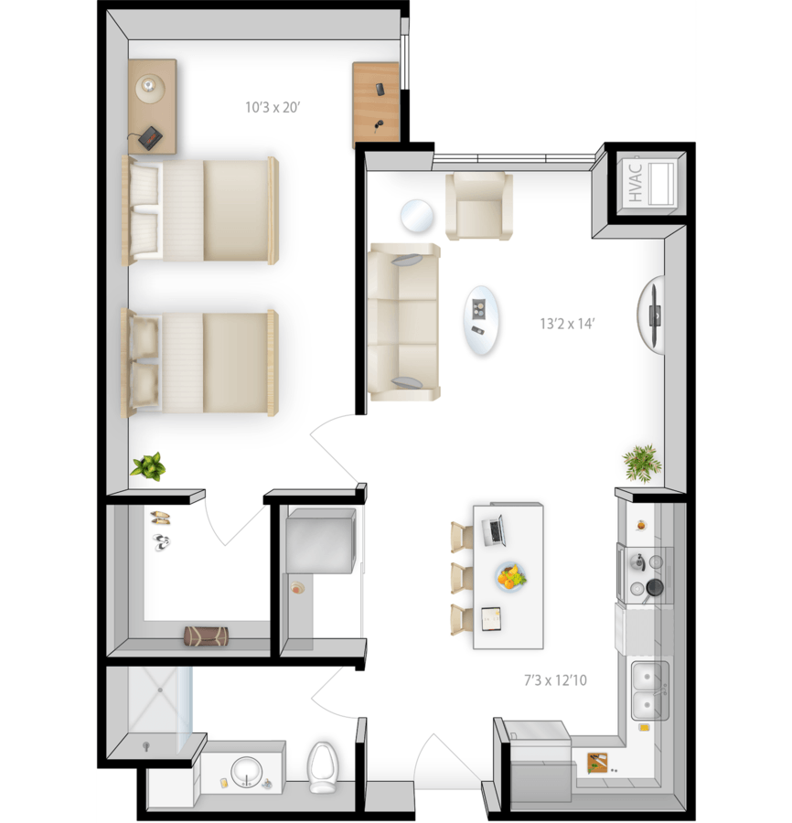 1 Bedroom 1 Bathroom Apartment for rent at The Knoll in Minneapolis, MN