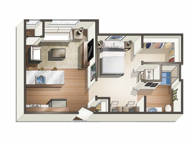 1 Bedroom 1 Bathroom Apartment for rent at 700 on Washington in Minneapolis, MN