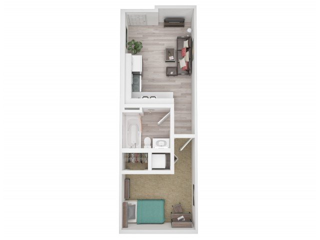 Studio 1 Bathroom Apartment for rent at The Tradition in College Station, TX
