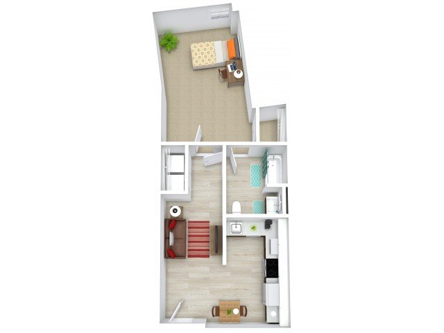 1 Bedroom 1 Bathroom Apartment for rent at The Tradition in College Station, TX