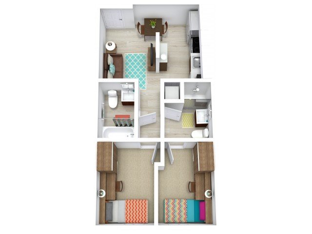 2 Bedrooms 2 Bathrooms Apartment for rent at The Tradition in College Station, TX