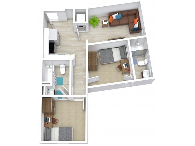 2 Bedrooms 2 Bathrooms Apartment for rent at The Tradition in College Station, TX