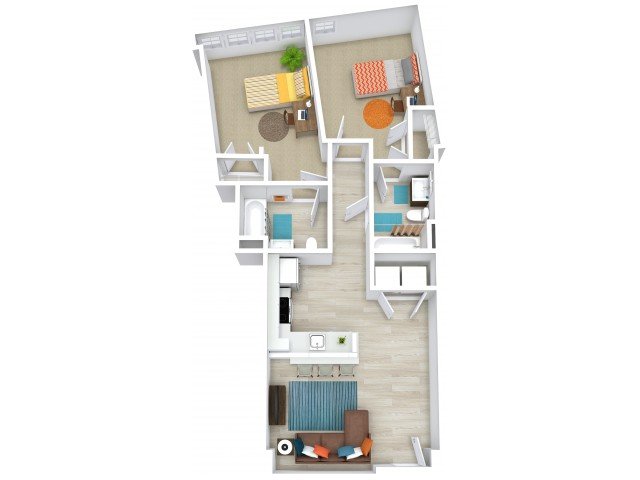 2 Bedrooms 2 Bathrooms Apartment for rent at The Tradition in College Station, TX