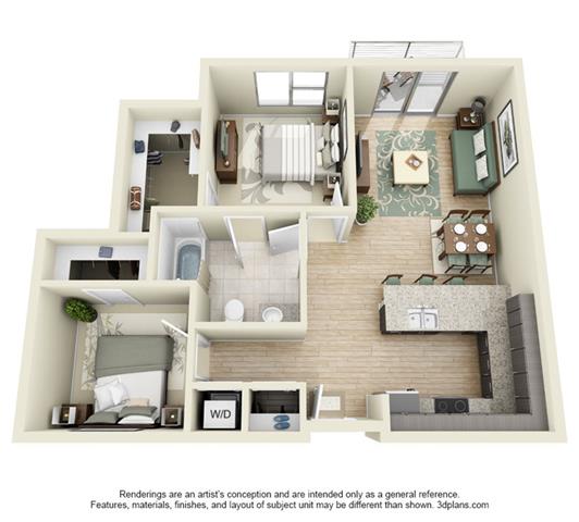 1 Bedroom 1 Bathroom Apartment for rent at Line 28 at LoHi in Denver, CO
