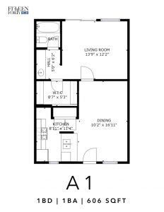 1 Bedroom 1 Bathroom Apartment for rent at Fifteen Forty Apartments in Dallas, TX