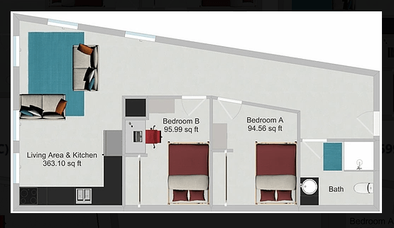 2 Bedrooms 1 Bathroom Apartment for rent at Northstar Dinkytown in Minneapolis, MN