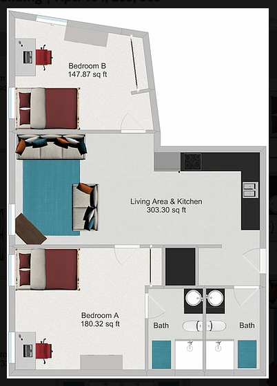 2 Bedrooms 2 Bathrooms Apartment for rent at Northstar Dinkytown in Minneapolis, MN