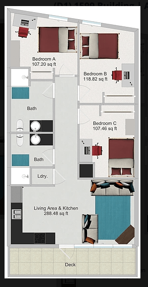 3 Bedrooms 2 Bathrooms Apartment for rent at Northstar Dinkytown in Minneapolis, MN