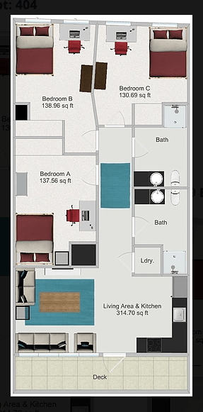 3 Bedrooms 2 Bathrooms Apartment for rent at Northstar Dinkytown in Minneapolis, MN